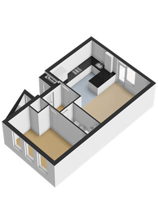 Floorplan - Koestraat 3A, 2871 DM Schoonhoven